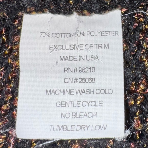 EUC WOMENS KNIT WILLOW CARDIGAN SIZE SMALL BROWN BLACK - Picture 6 of 6